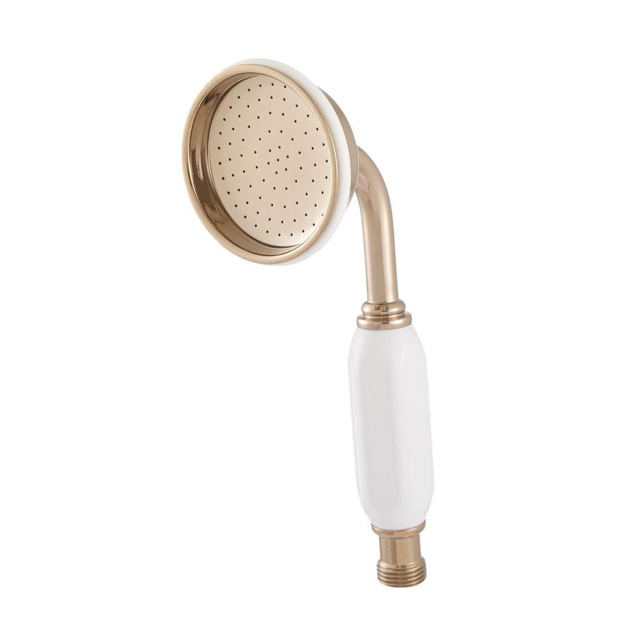 Cooke & Lewis Brass Single-Spray Pattern Shower Head (223 x 71 x 100 mm)