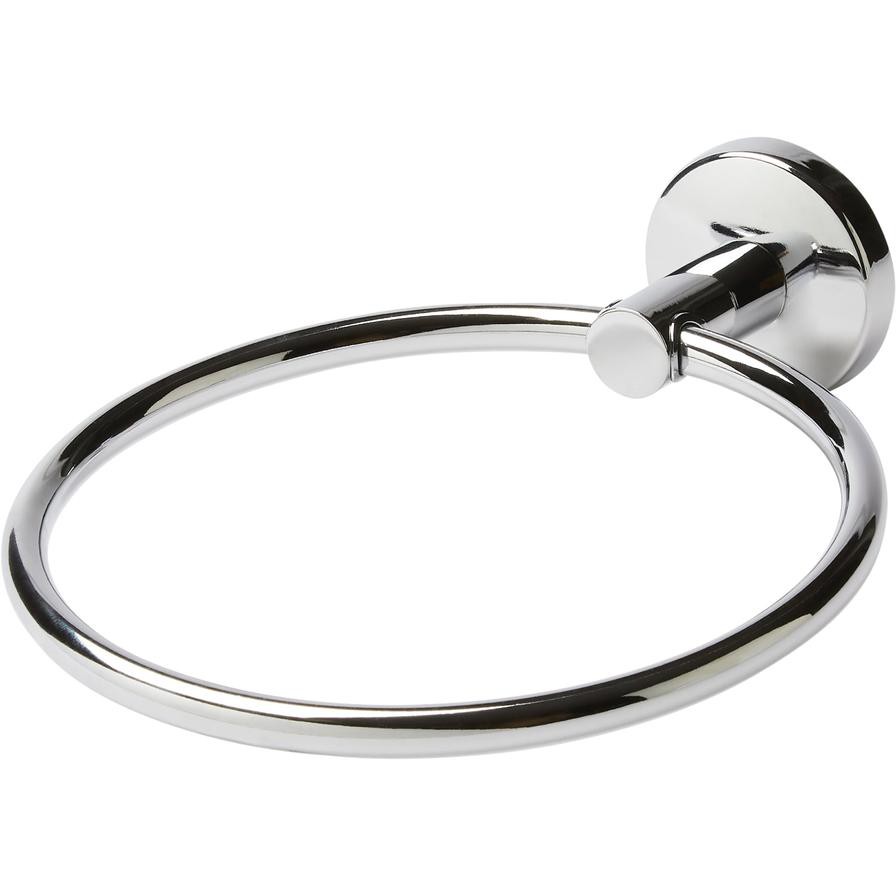 GoodHome Ormara Iron & Steel Wall-Mounted Towel Ring (185 x 165 x 58 mm)