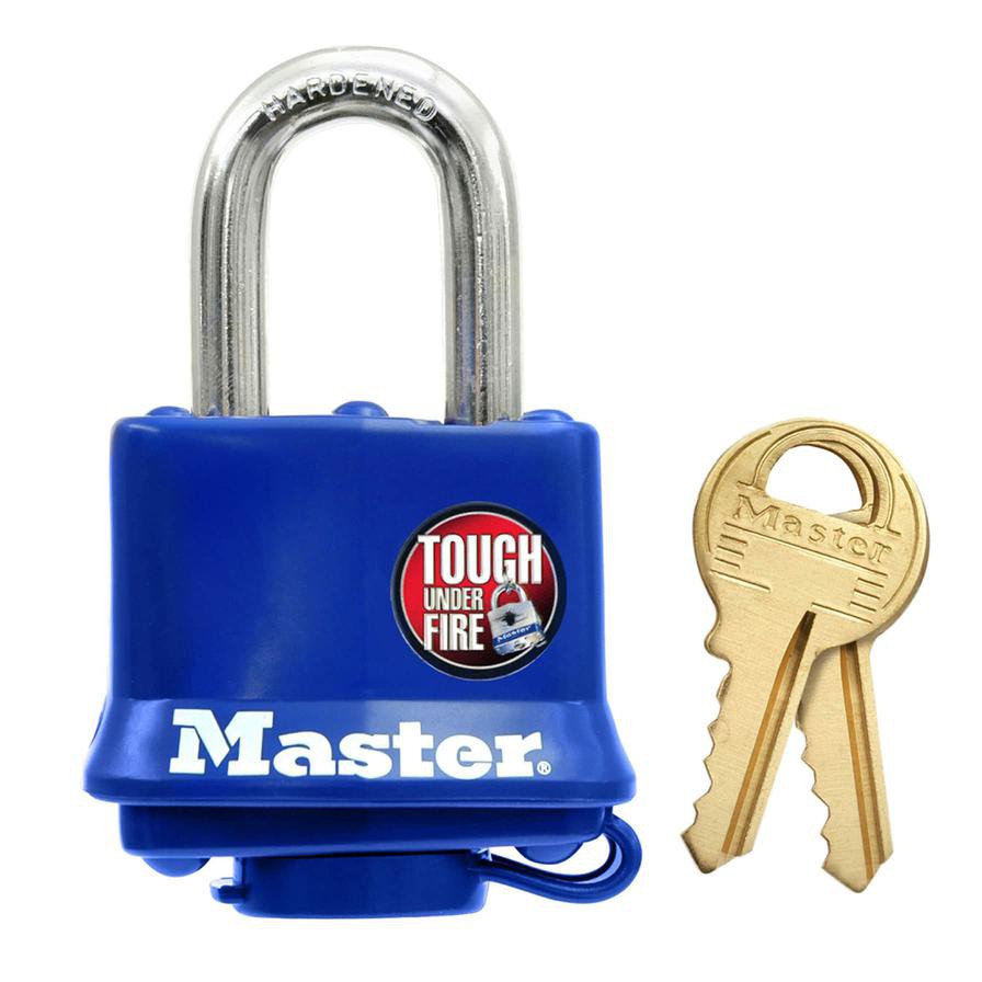 Master Lock Laminated Steel Padlock W/Keys (4.9 x 3 x 1.2 cm)