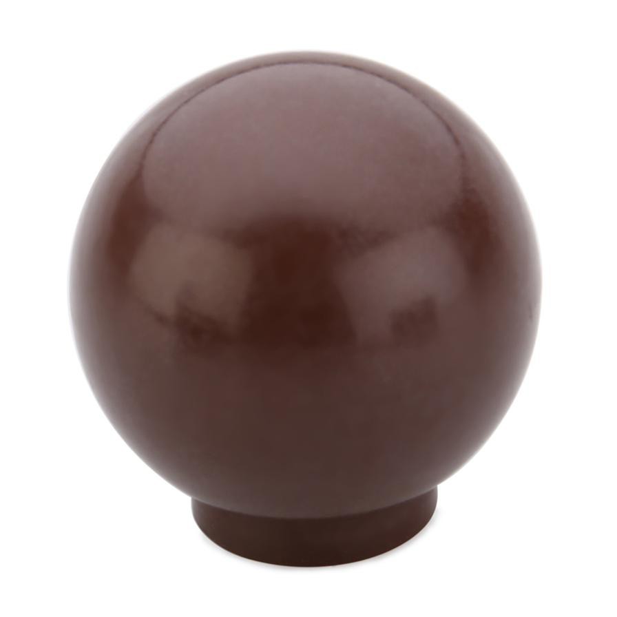 Hettich Rotan Plastic Furniture Knob (30 mm, Brown)