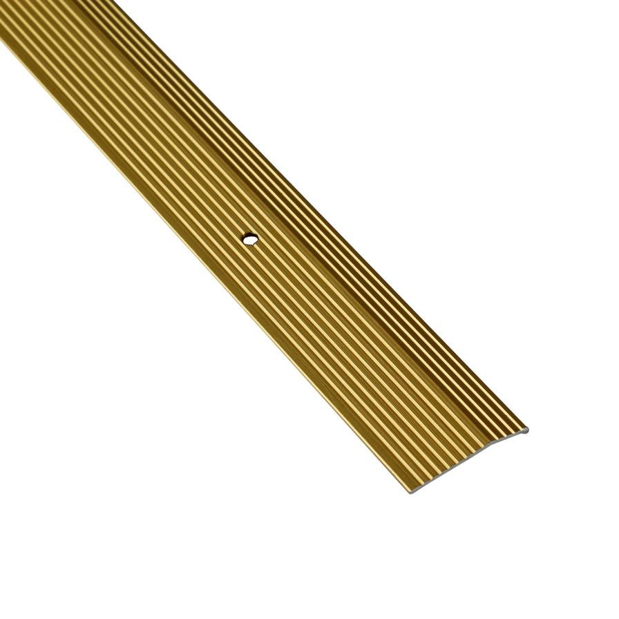 M-D Aluminum Wide Fluted Carpet Trim (3.5 x 183 cm)