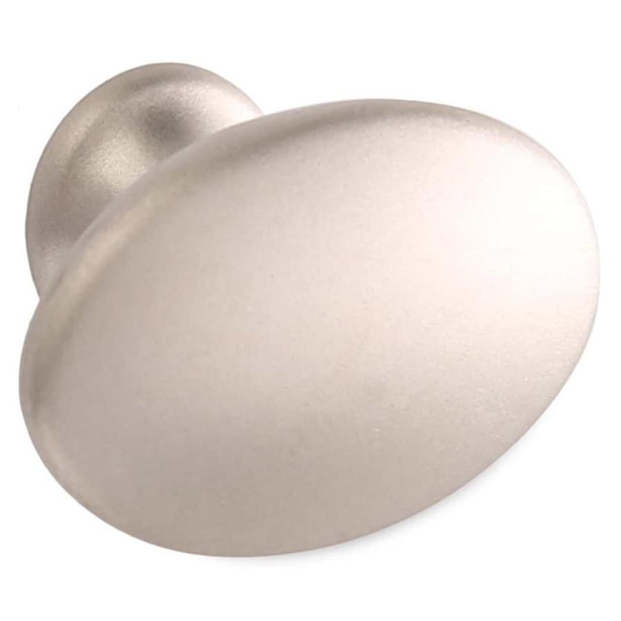 Hettich Slim Furniture Knob (28 x 18 x 2 mm, Silver)