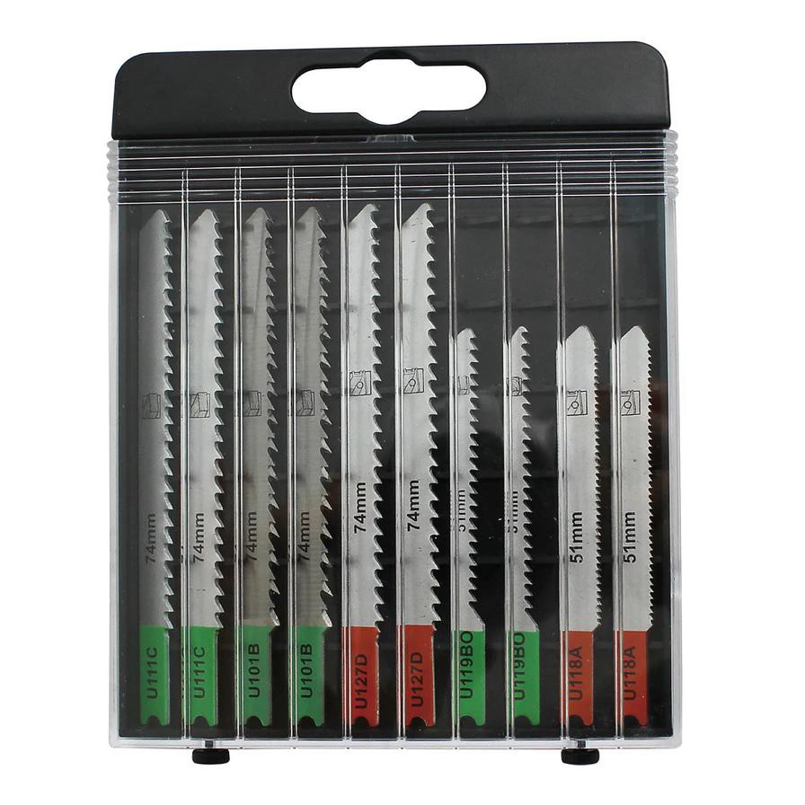 Universal U-Shank Jigsaw Blade Set (10 Pc.)