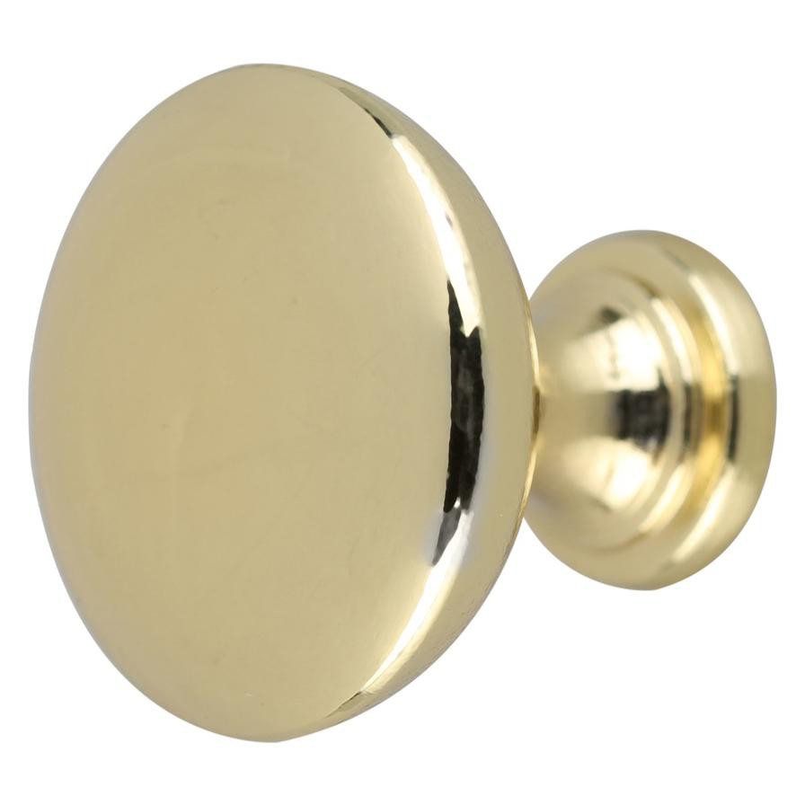 Hettich Furniture Knob (30 mm, Brass Plated)