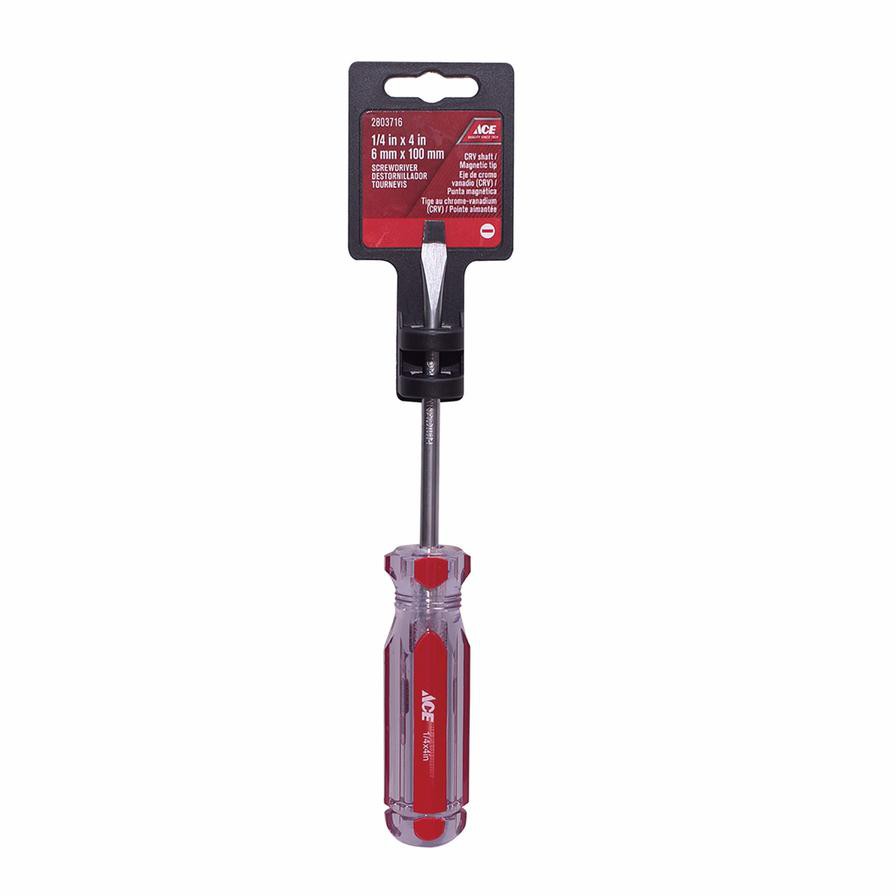 Ace Slotted Taper Screwdriver (0.6 x 10 cm)