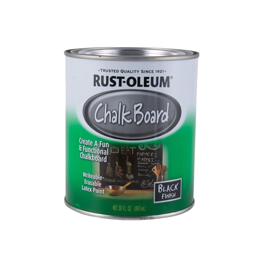 Rustoleum Brush-On Chalkboard Paint (887 ml, Black)