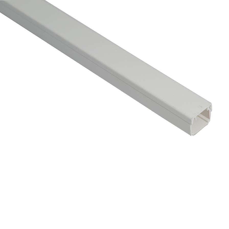 Mkats Self-Adhesive Floor Trunking (17 mm x 2 m, White)