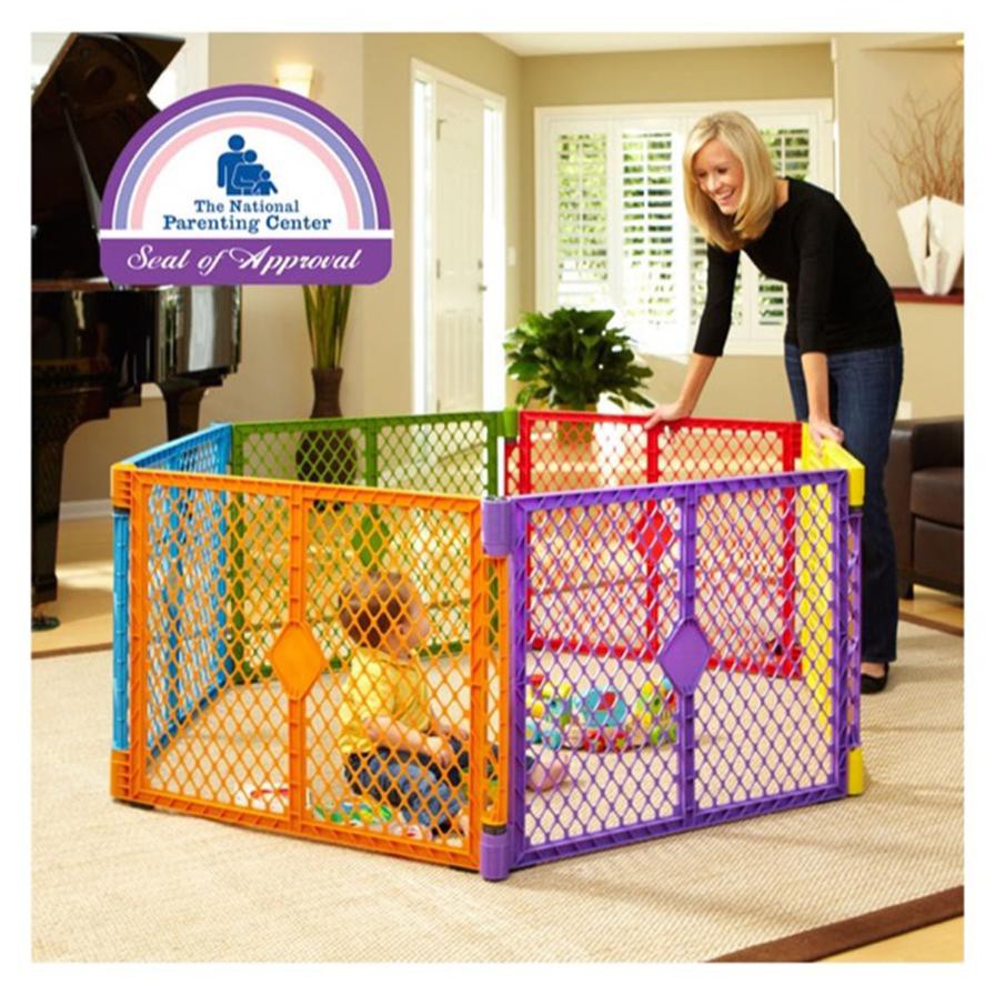 North States Superyard Colorplay Enclosure (66 cm x 18.5 sq ft, Multicolored)