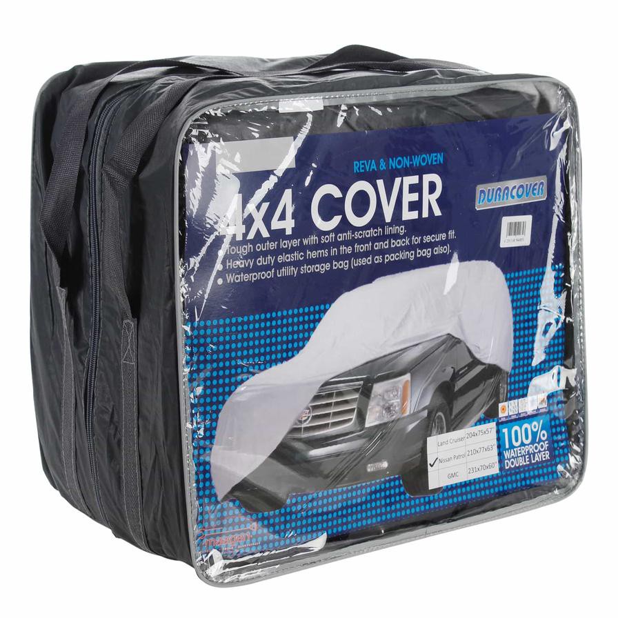 Duracover Reva & Non-Woven 4X4 Car Cover (533.4 x 195.58 x 160.02 cm)