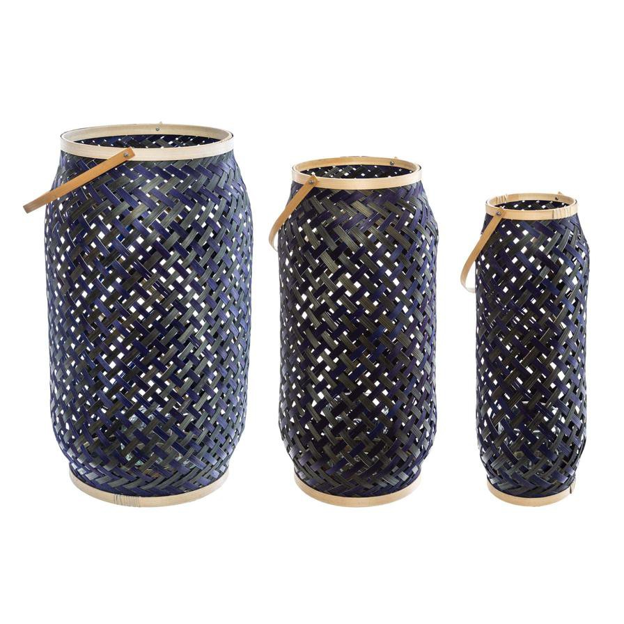 Bamboo Lantern Set (3 Pc.)