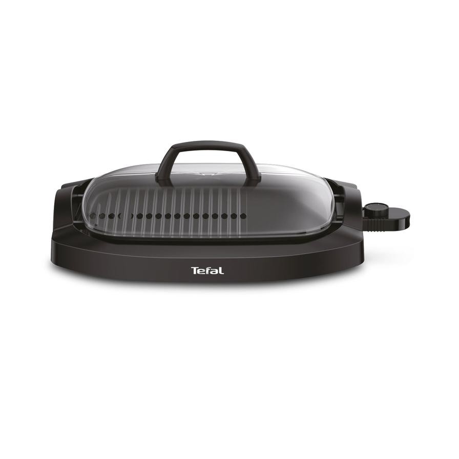 Tefal Plancha Smokeless Grill W/Lid, CB6A0827 (2000 W)