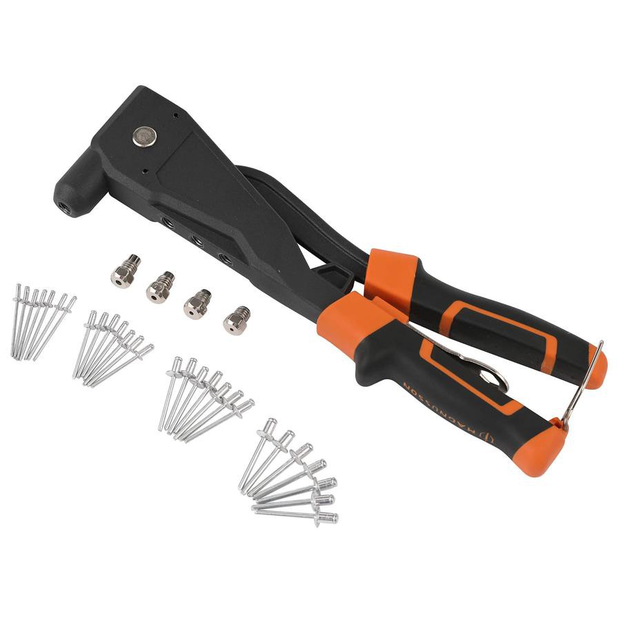 Magnusson Die-Cast Aluminium Ergonomic Soft-Grip Riveter Starter Kit