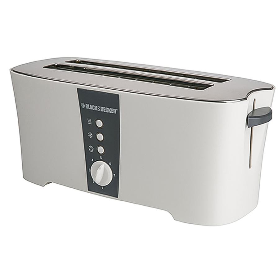 Black & Decker ET124 1350 W 4-Slice Long Slot Cool Touch Toaster