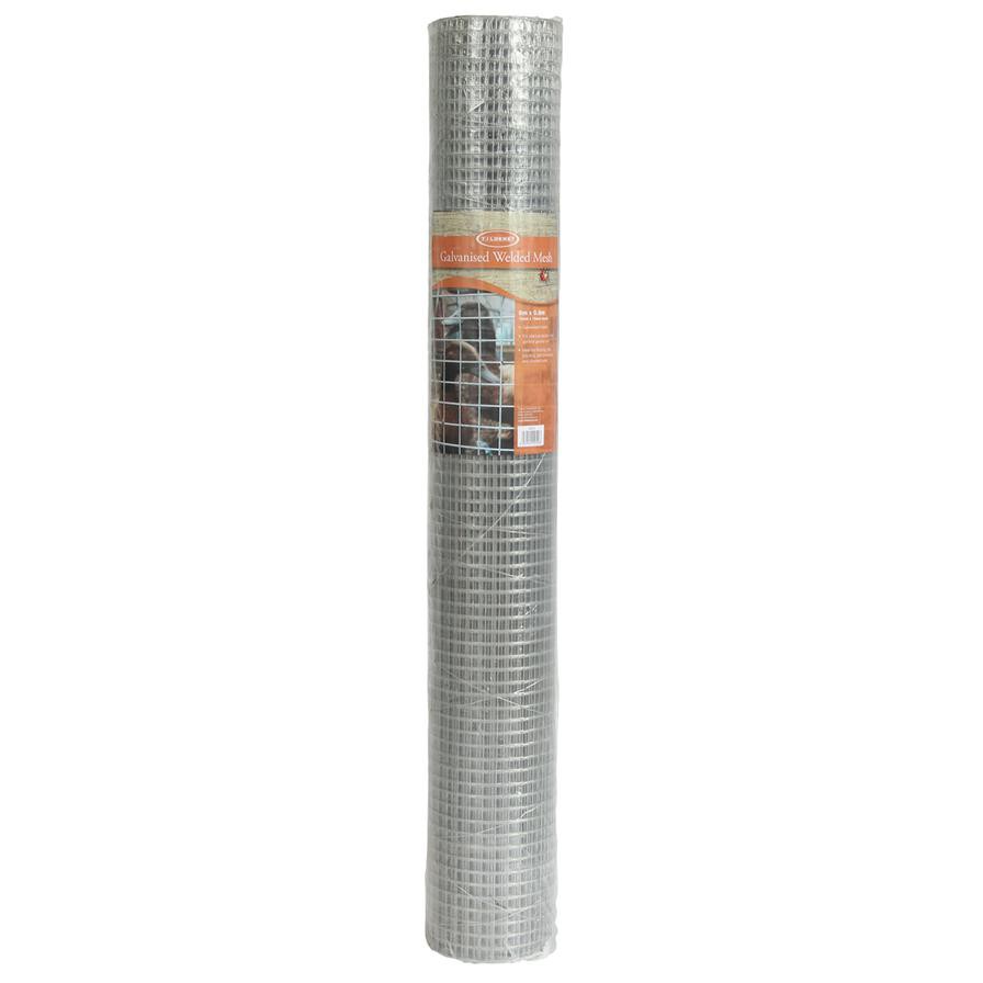 Tildenet Galvanised Welded Mesh Roll (90 x 600 cm)