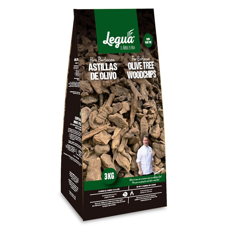 Legua Olive Tree Wood Chips Pack (3 kg)