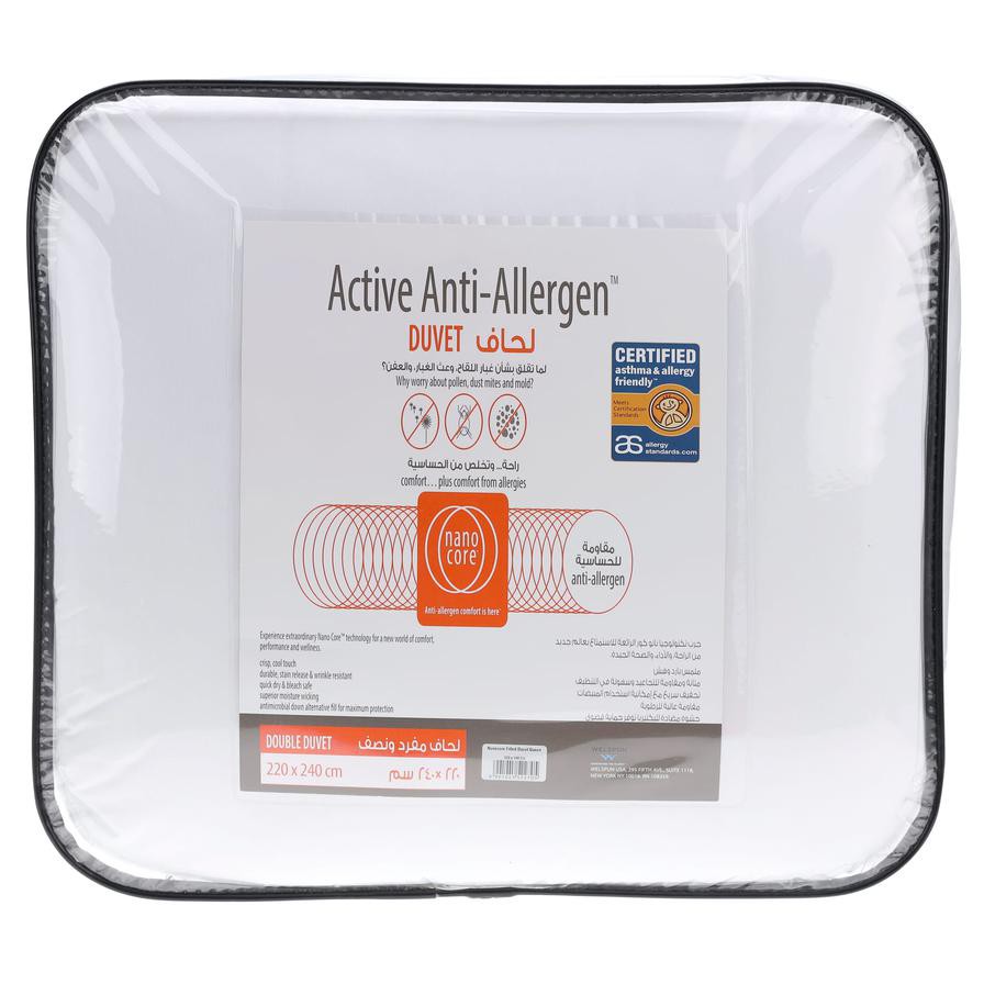 Welspun Active Anti-Allergen Double Duvet, QD-NC20 (220 x 240 cm)