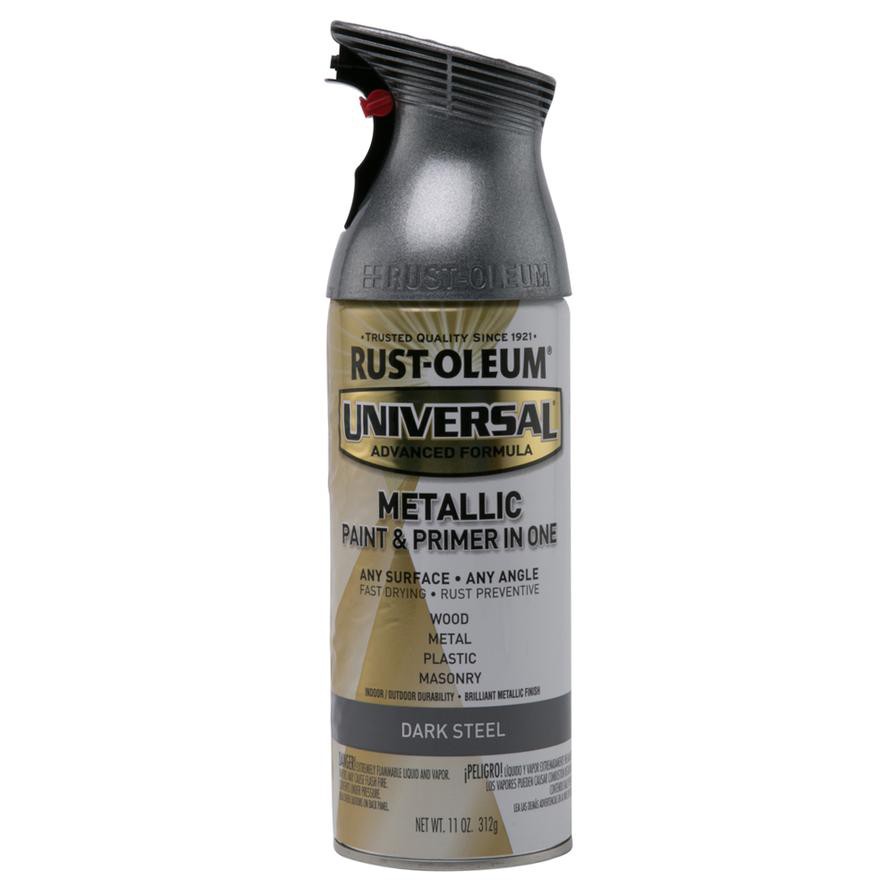 Rustoleum Universal Metallic Spray Paint (325.3 ml, Dark Steel)