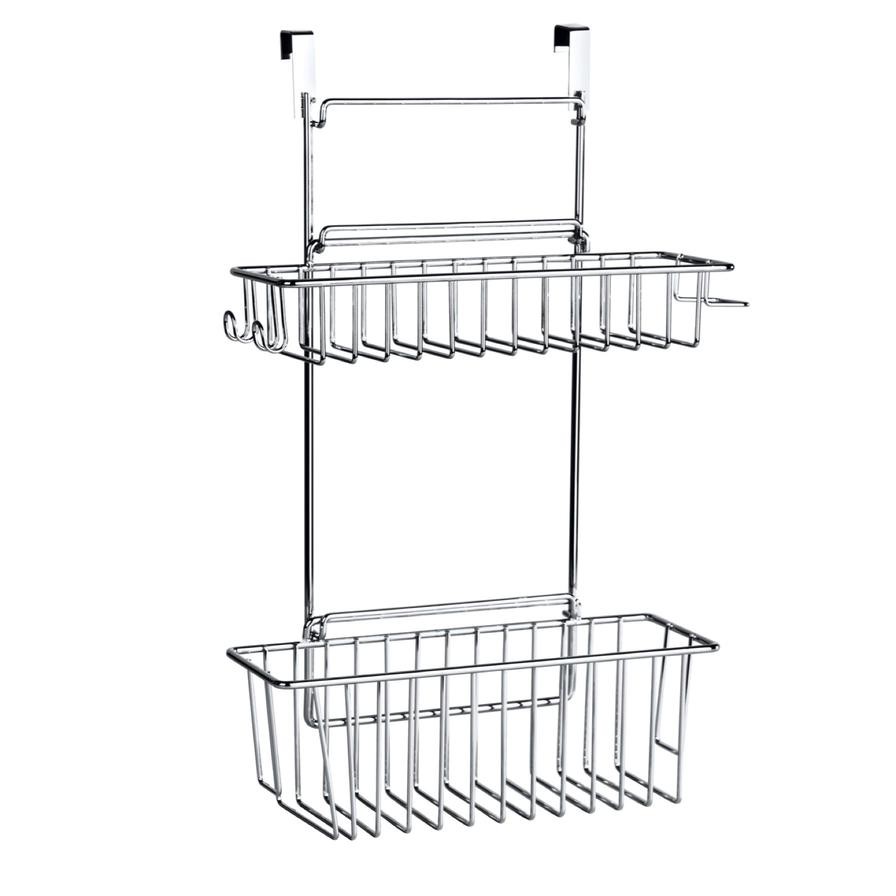 Wenko Flexi Chrome Plated Clip-On Basket (32 x 47 x 12.5 cm)