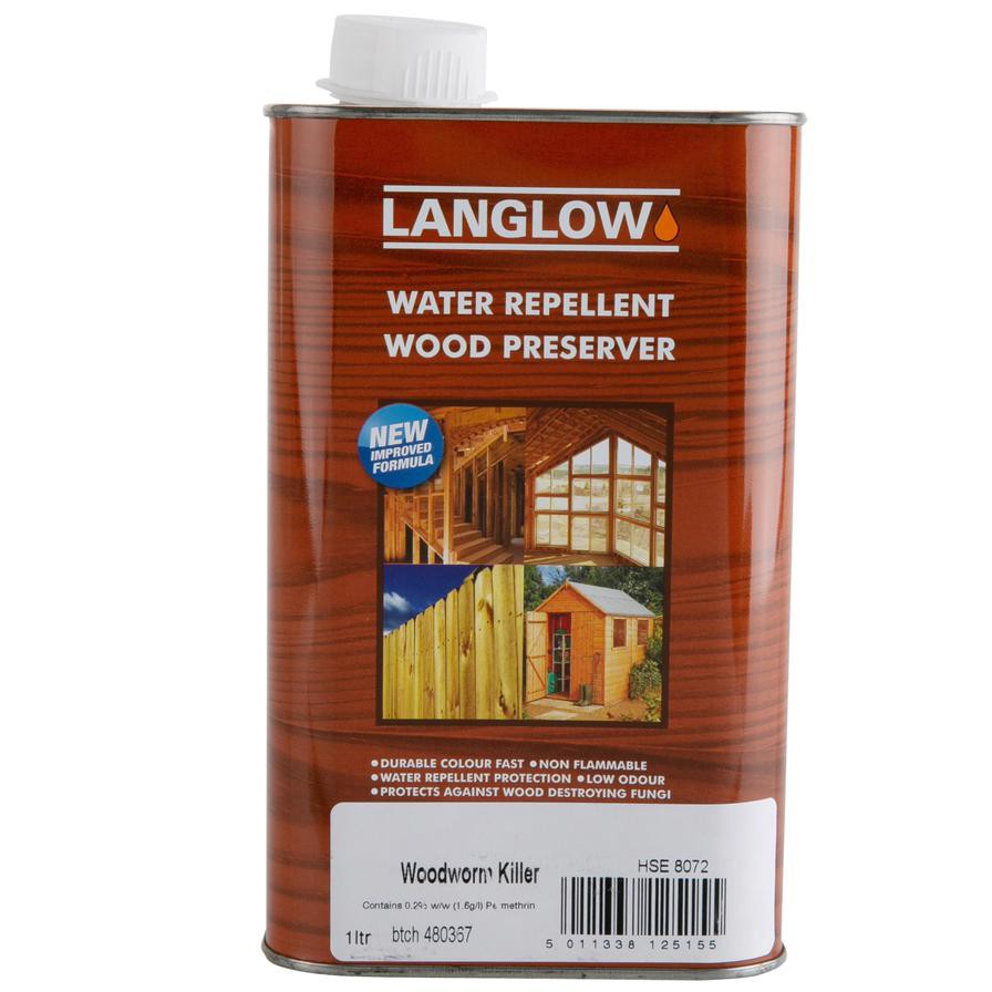 Langlow Woodworm Killer Wood Preserver (1 L)