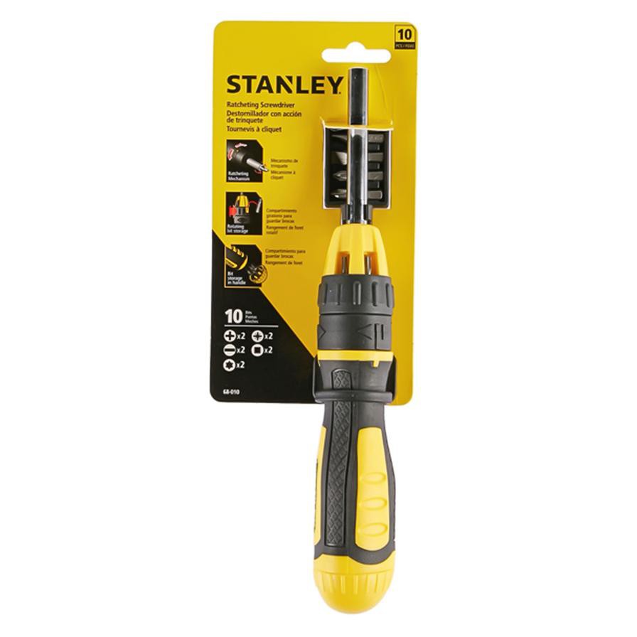 Stanley Ratcheting Screwdriver (10.16 cm)