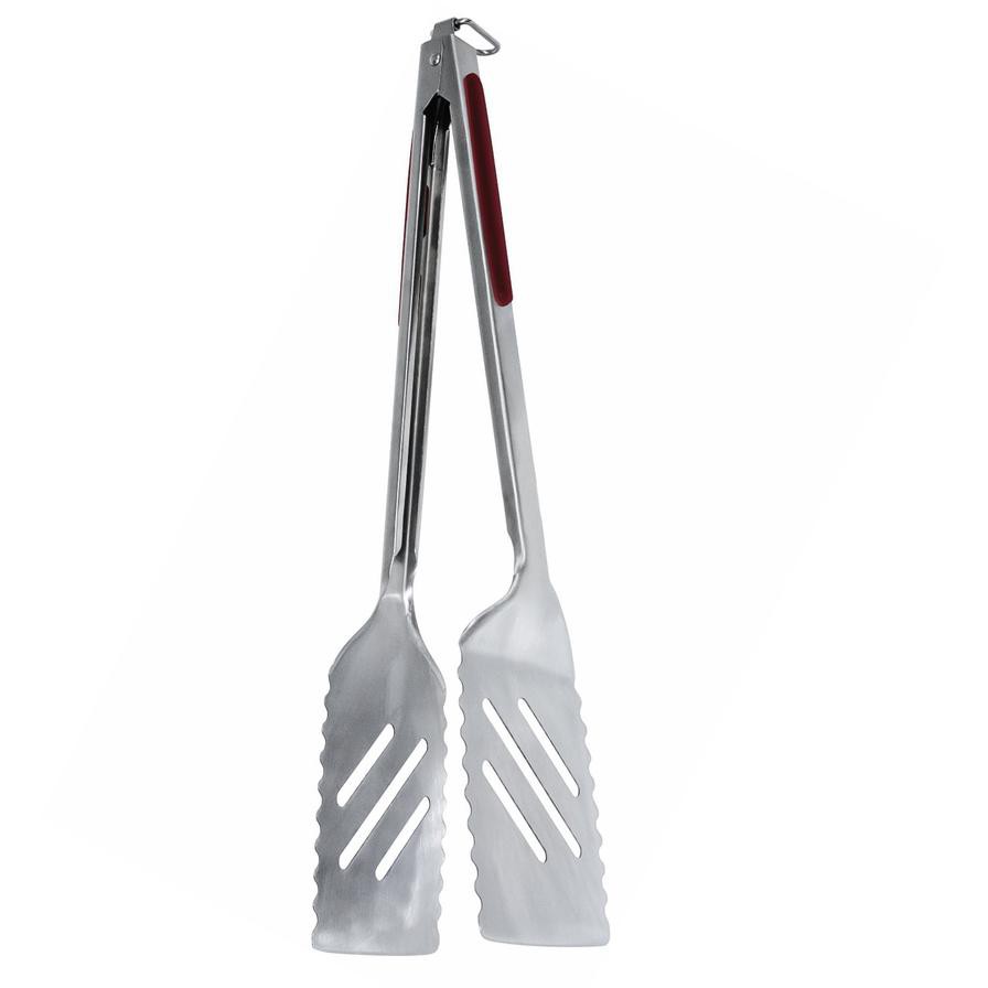 Grillpro 40240 Stainless Steel Tong/Turner Combination (3.2 x 9.5 x 41.3 cm, Silver)