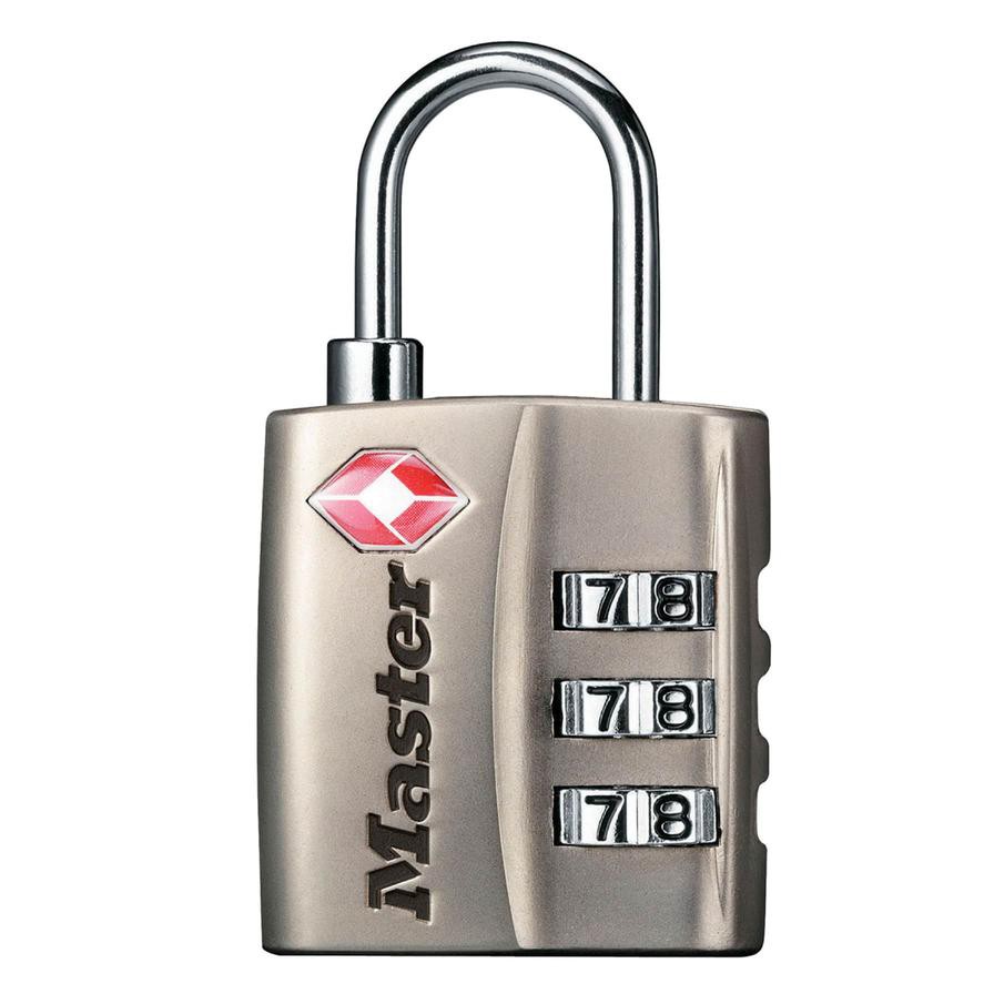 Master Lock Metal TSA Accepted Combination Padlock (5.5 x 3 x 2.6 cm)