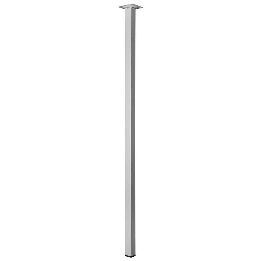 Hettich Furniture Leg (2.5 x 2.5 x 80 cm, Silver)