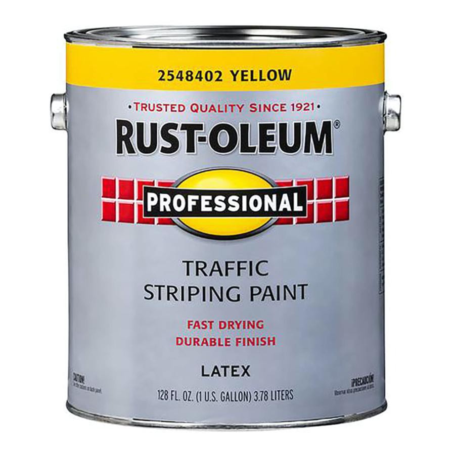 Rust-Oleum Professional Traffic Striping Paint (3.78 L, Yellow)