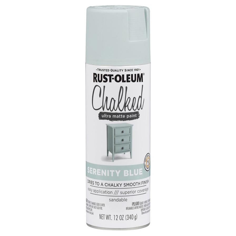 Rust-Oleum Chalked Spray Paint (335 ml, Serenity Blue)