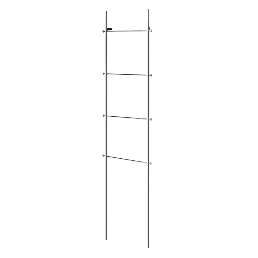 GoodHome Freestanding Steel Towel Rail (460 x 1900 x 54 mm)