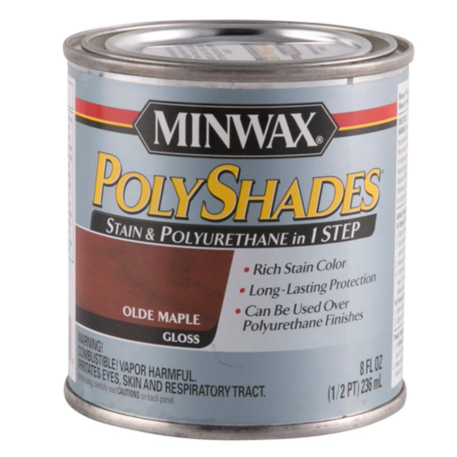 Minwax 214304444 PolyShades Wood Stain (236 ml, Old Maple Gloss)