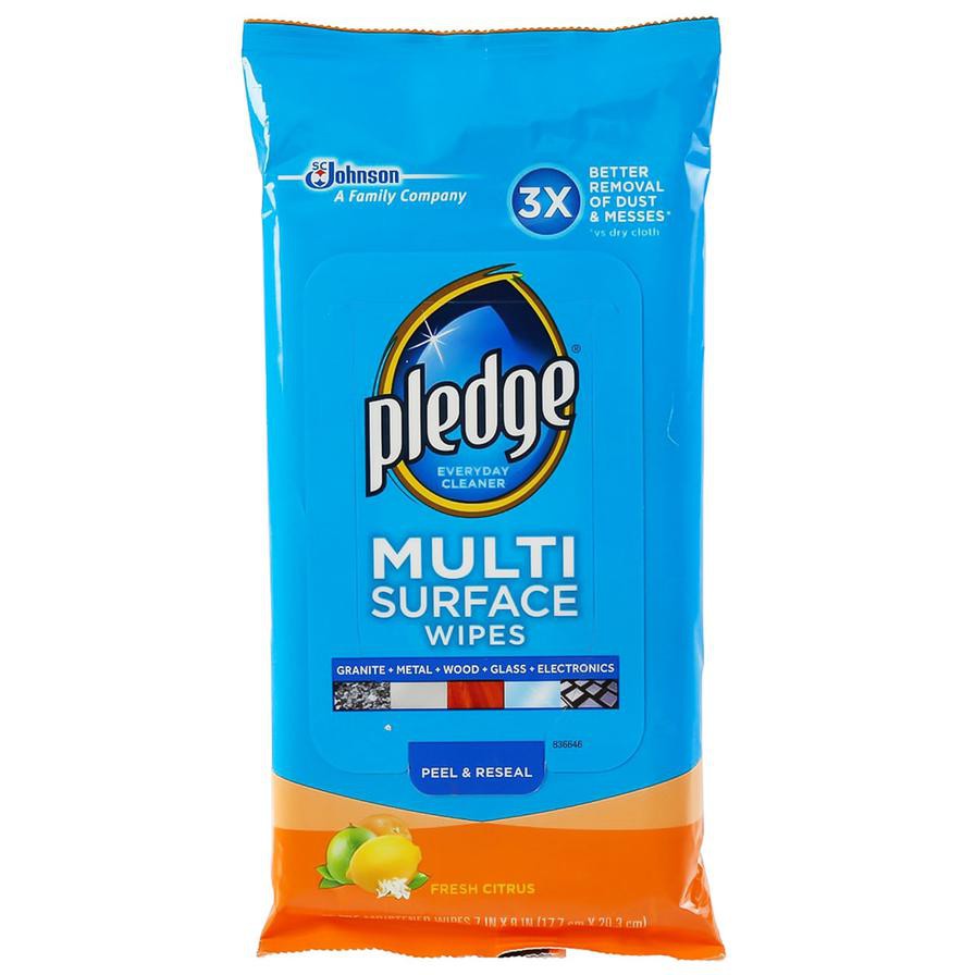 Pledge Multi-Surface Wipes (Pack of 25)