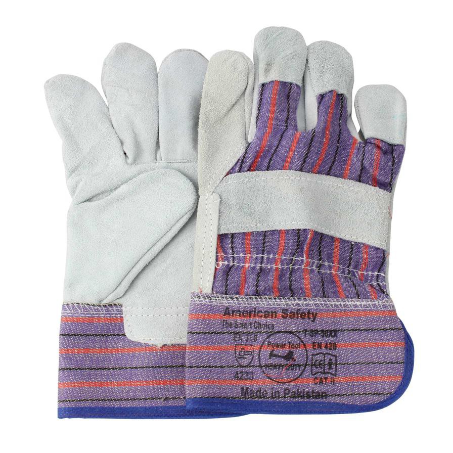 Mkats Single Palm Leather Safety Gloves