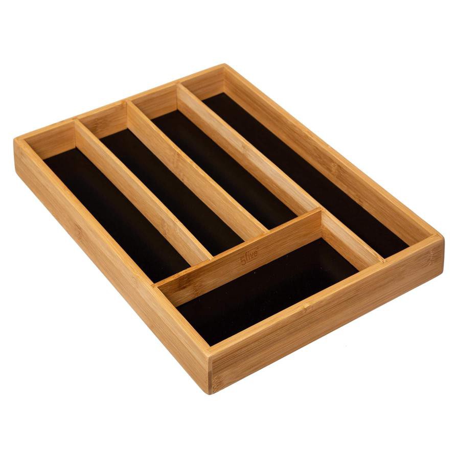 5five Bamboo Cutlery Tray