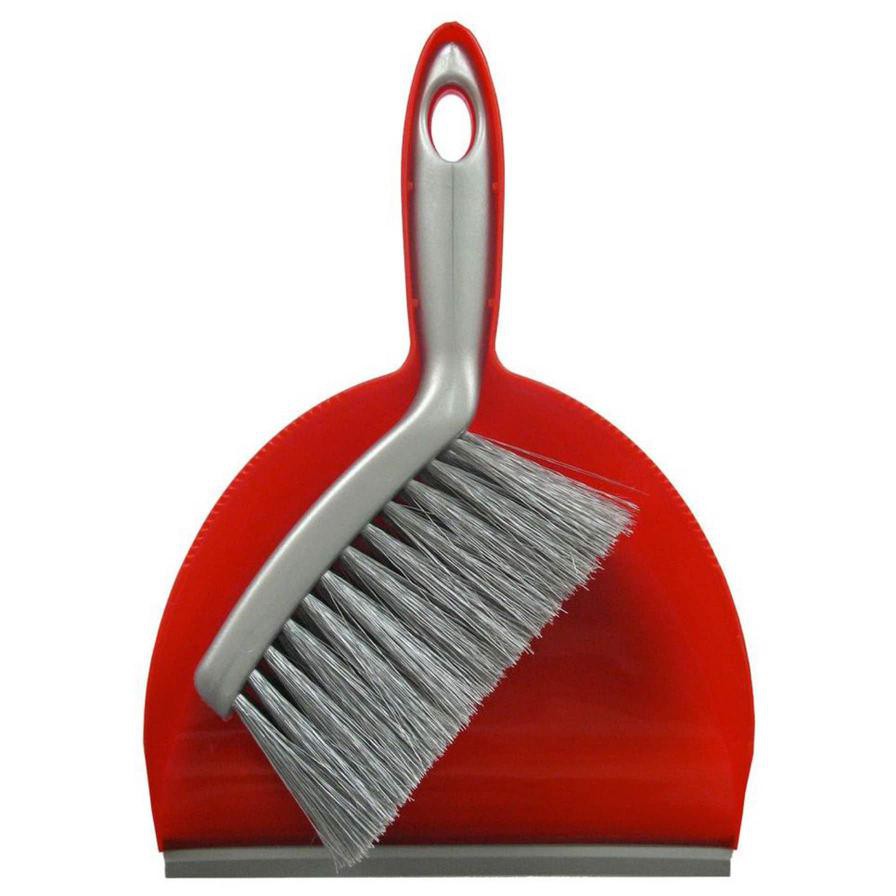 Tonkita Mini Set Dustpan W/Brush & Rubber Lid (26 x 18 x 4 cm)