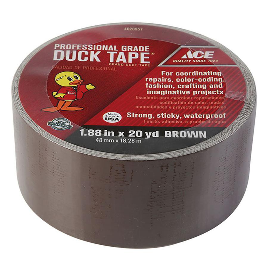 Ace Professional Grade Duct Tape (4.8 cm x 18.3 m, Brown)