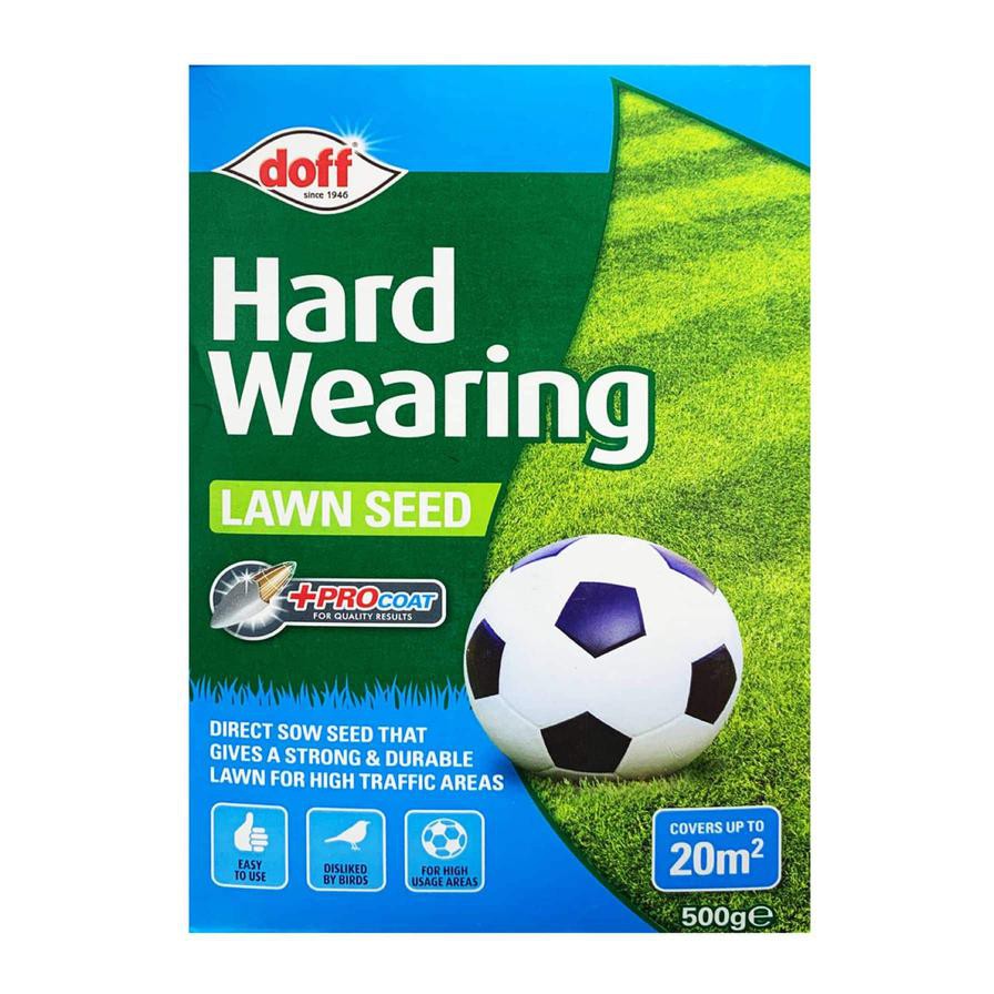 Doff Hardwearing Lawn Seed (500 g)