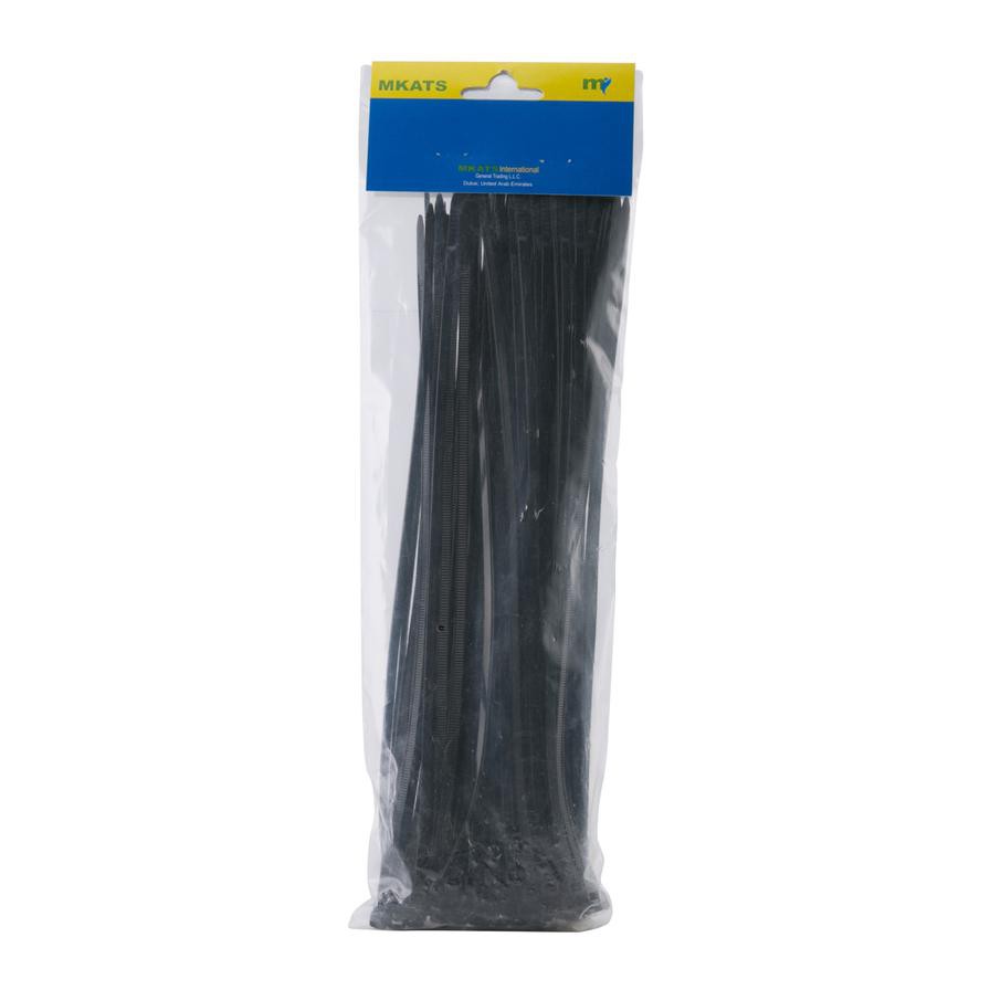 Mkats Cable Ties (4.8 x 250 mm, Pack of 100)