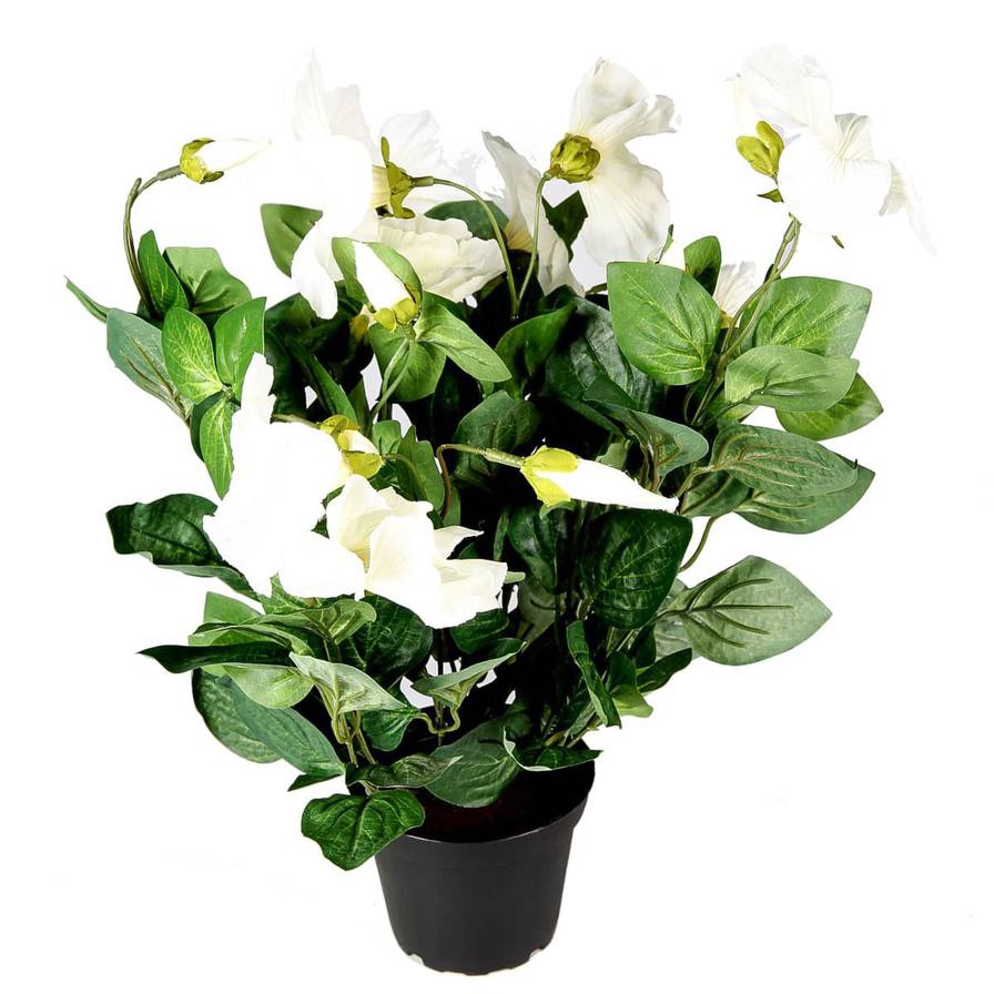 Petunia White Artificial Plant