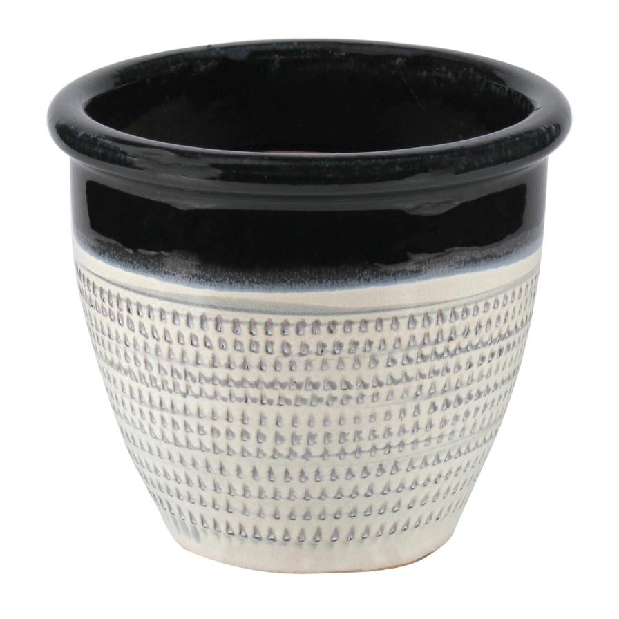 M.Planter Relief Ceramic Plant Pot (38 x 31 cm)