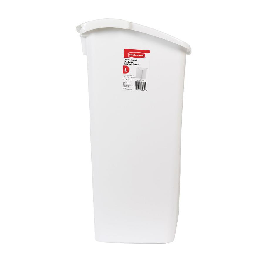 Rubbermaid Plastic Swing Out Wastebasket (42 L, 40 x 28 x 55.8 cm)