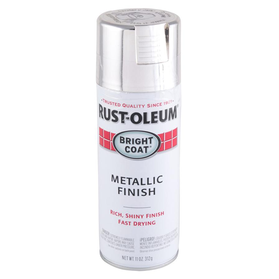 Rustoleum 7718830 Stops Rust Bright Coat Spray (325.3 ml, Chrome)