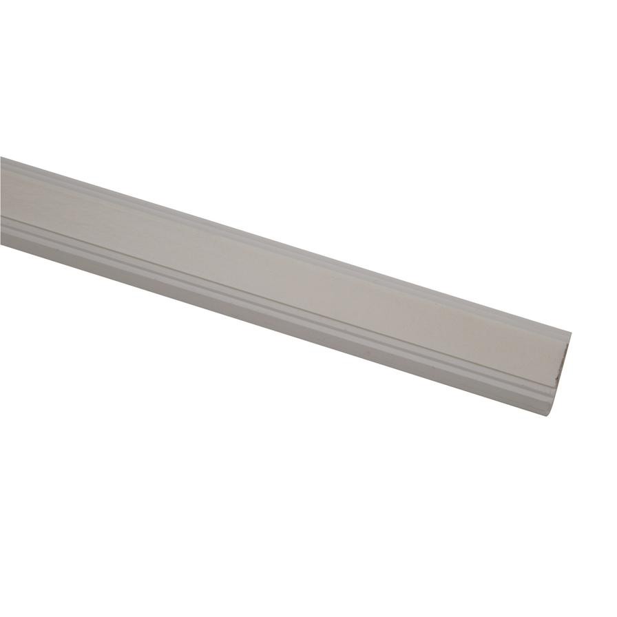 Mkats Self-Adhesive Floor Trunking (25 mm x 2 m, White)