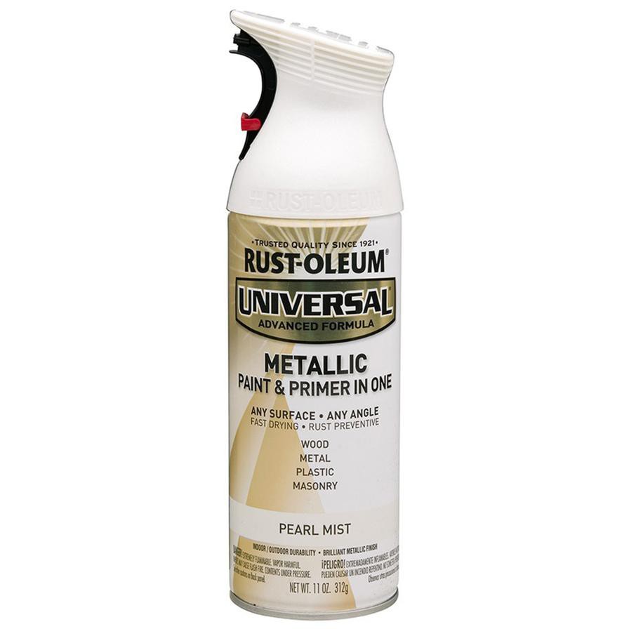 Rust-Oleum Universal Advanced Formula Metallic Paint & Primer in One (Pearl Mist, 312 g)