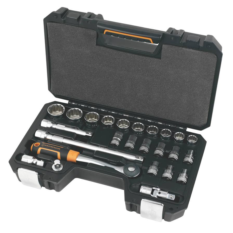 Magnusson Standard Socket Set, MT80 (25 Pc.)