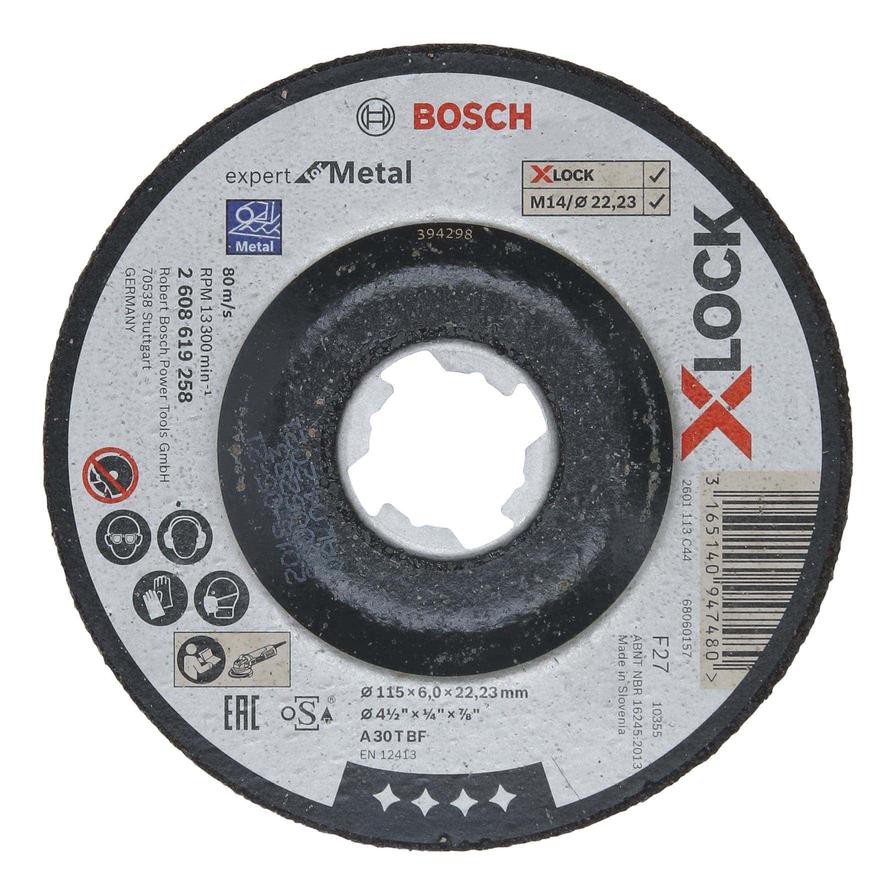 Bosch X-LOCK Expert For Metal Grinding Disc