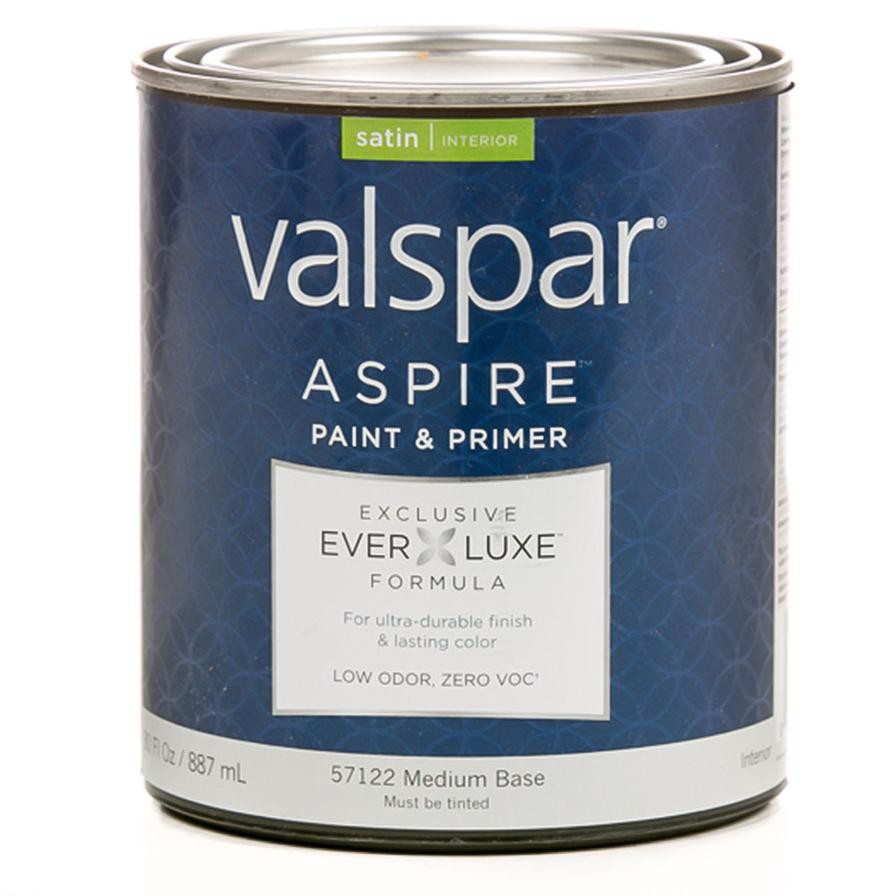 Valspar Aspire Interior Satin Mid Base Paint (887 ml, Medium Base)