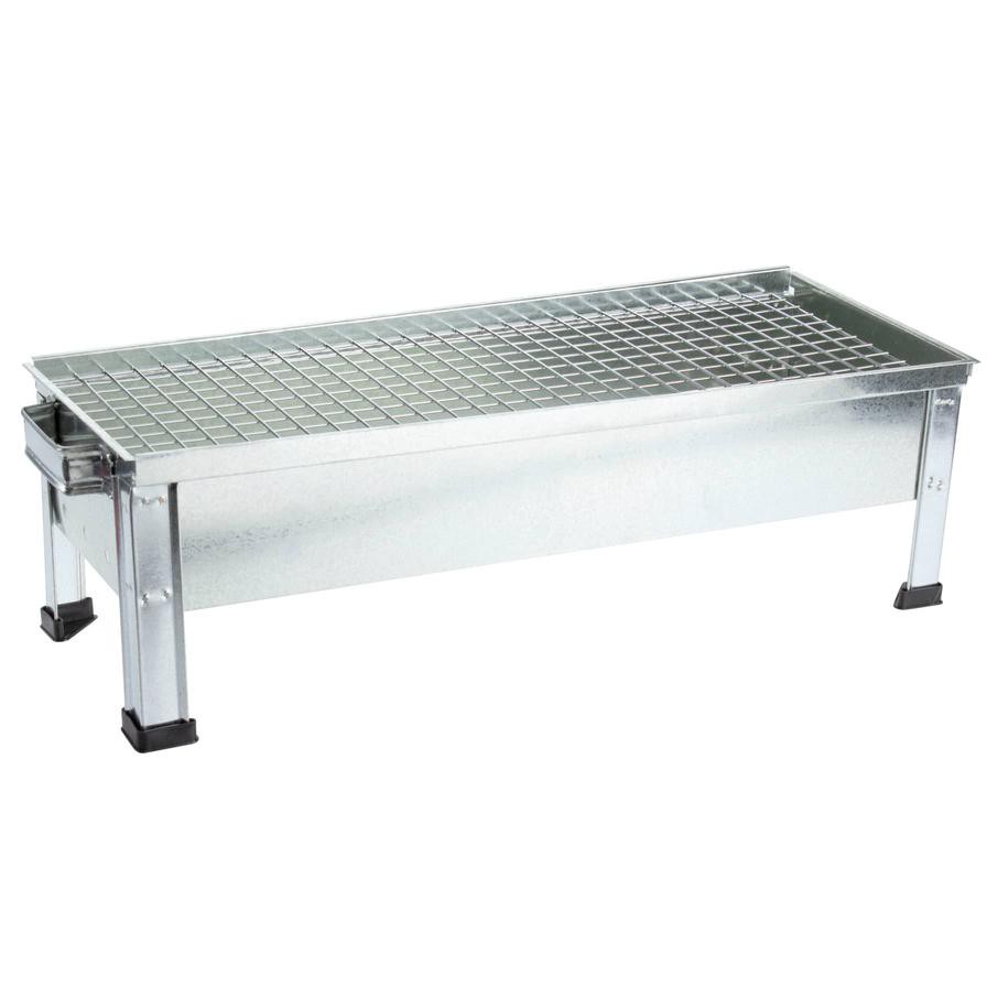 Galva Stainless Steel Portable Rectangular BBQ Grill (62 cm)