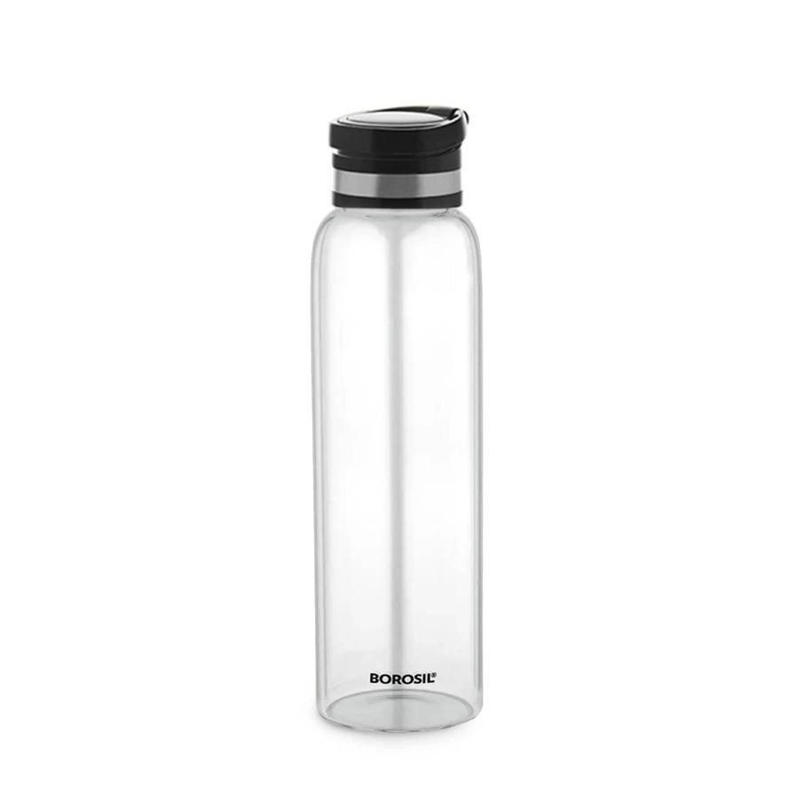 Borosil Easygo Borosilicate Glass W/Stainless Steel Lid (1 L)