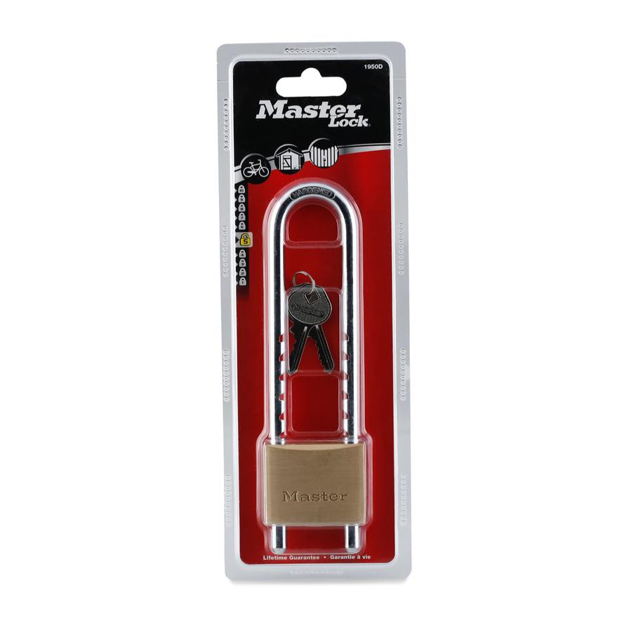 1950EURD Adjustable Shackle Padlock (150mm, Brass)